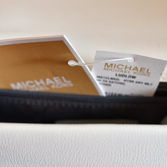 NEW Michael Kors Ludlow Medium Satchel – Heather Grey Multi – Leather Handbag – - Picture 11 of 11